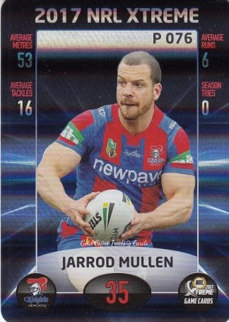 2017 NRL Xtreme Parallels - P076 Jarrod Mullen Newcastle Knights