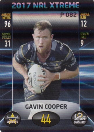 2017 NRL Xtreme Parallels - P082 Gavin Cooper North QLD Cowboys