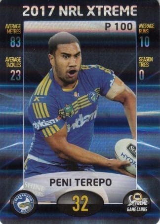 2017 NRL Xtreme Parallels - P100 Peni Terepo Parramatta Eels