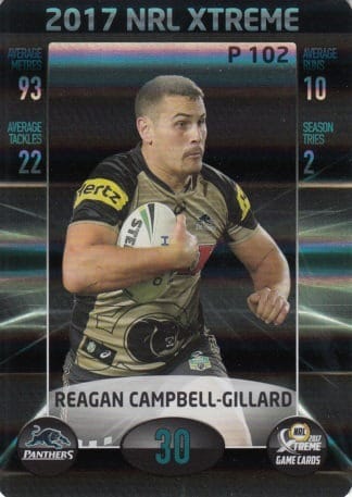 2017 NRL Xtreme Parallels - P102 Reagan Campbell-Gillard Penrith Panthers