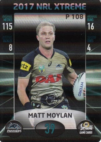 2017 NRL Xtreme Parallels - P108 Matt Moylan Penrith Panthers