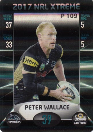2017 NRL Xtreme Parallels - P109 Peter Wallace Penrith Panthers