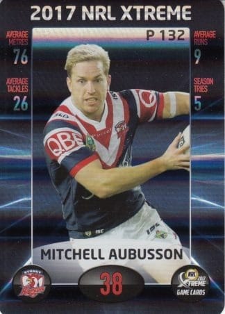 2017 NRL Xtreme Parallels - P132 Mitchell Aubusson Sydney Roosters