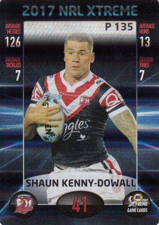 2017 NRL Xtreme Parallels - P135 Shaun Kenny-Dowall Sydney Roosters