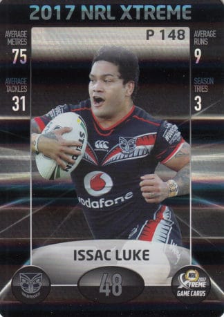 2017 NRL Xtreme Parallels - P148 Issac Luke Warriors