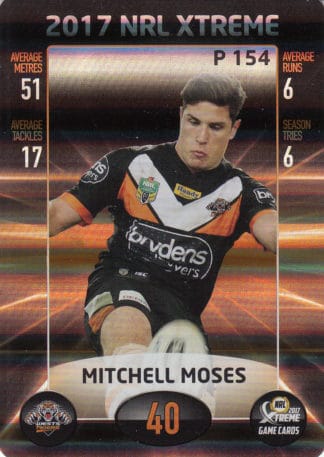 2017 NRL Xtreme Parallels - P154 Mitchell Moses Wests Tigers