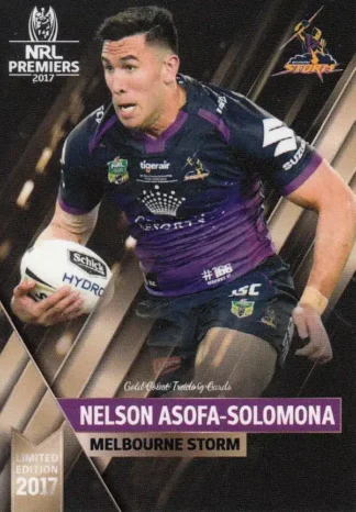2017 NRL Premiers Series - PC17 Nelson Asofa-Solomona Melbourne Storm