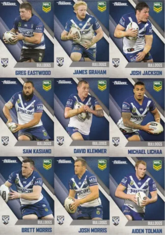 2017 NRL Traders Base Team Set - Canterbury Bulldogs