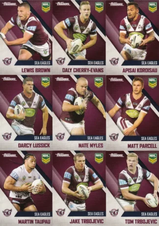 2017 NRL Traders Base Team Set - Manly Sea Eagles