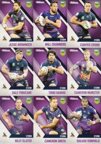 2017 NRL Traders Base Team Set - Melbourne Storm