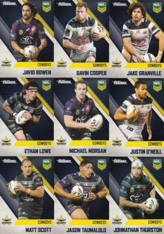 2017 NRL Traders Base Team Set - North QLD Cowboys