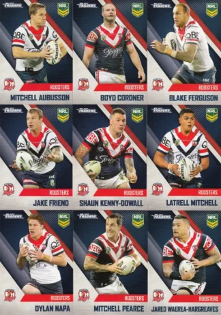 2017 NRL Traders Base Team Set - Sydney Roosters