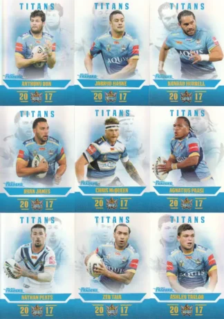 2017 NRL Traders Pearl Special Team Set - Gold Coast Titans