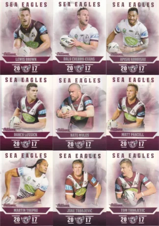 2017 NRL Traders Pearl Special Team Set - Manly Sea Eagles
