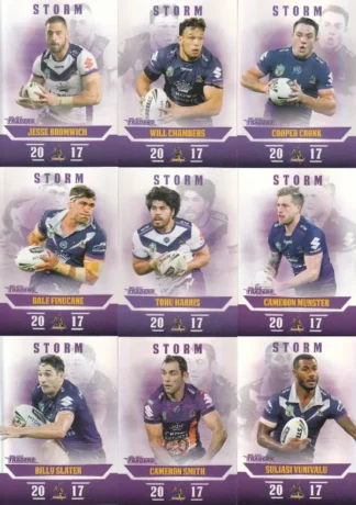 2017 NRL Traders Pearl Special Team Set - Melbourne Storm