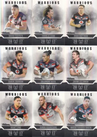 2017 NRL Traders Pearl Special Team Set - Warriors