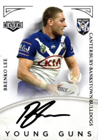 2017 NRL Elite Young Guns Signature - YG03 Brenko Lee Canterbury Bulldogs