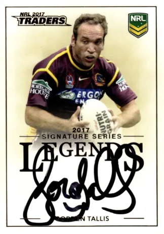 2017 NRL Traders Legends Signature Card