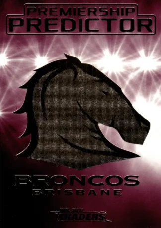 2017 NRL Traders Premiership Predictor - PP01 Brisbane Broncos