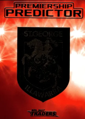 2017 NRL Traders Premiership Predictor - PP13 St George Dragons