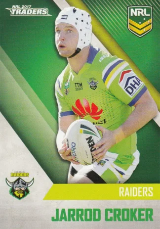 2017 NRL Traders Common Card - Base 014 Jarrod Croker Canberra Raiders