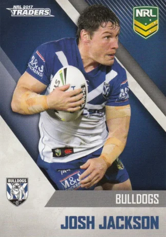 2017 NRL Traders Common Card - Base 024 Josh Jackson Canterbury Bulldogs