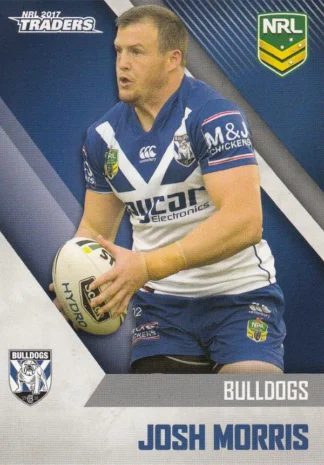 2017 NRL Traders Common Card - Base 029 Josh Morris Canterbury Bulldogs