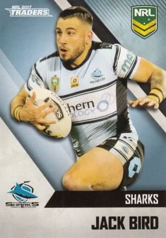 2017 NRL Traders Common Card - Base 032 Jack Bird Cronulla Sharks