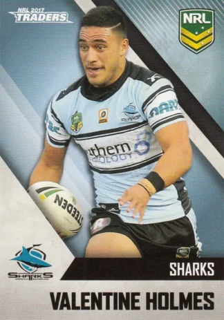 2017 NRL Traders Common Card - Base 035 Valentine Holmes Cronulla Sharks