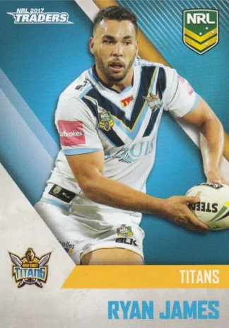 2017 NRL Traders Common Card - Base 045 Ryan James Gold Coast Titans