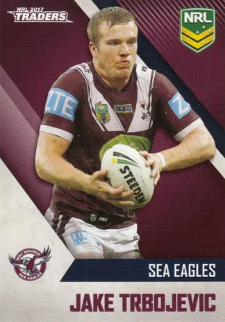 2017 NRL Traders Common Card - Base 059 Jake Trbojevic Manly Sea Eagles