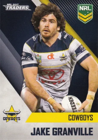 2017 NRL Traders Common Card - Base 084 Jake Granville North QLD Cowboys