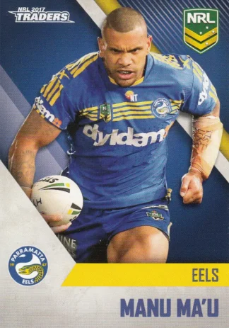 2017 NRL Traders Common Card - Base 097 Manu Ma'u Parramatta Eels