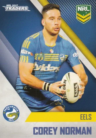 2017 NRL Traders Common Card - Base 098 Corey Norman Parramatta Eels
