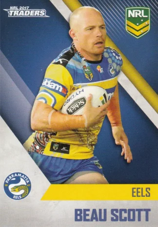 2017 NRL Traders Common Card - Base 099 Beau Scott Parramatta Eels