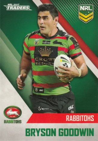 2017 NRL Traders Common Card - Base 115 Bryson Goodwin South Sydney Rabbitohs