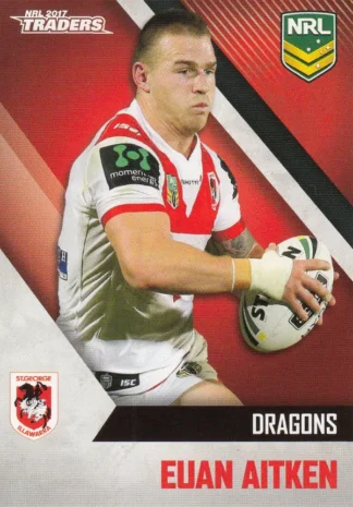 2017 NRL Traders Common Card - Base 123 Euan Aitken St George Dragons