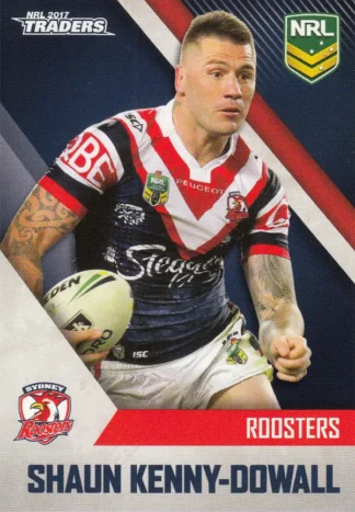 2017 NRL Traders Common Card - Base 136 Shaun Kenny-Dowall Sydney Roosters