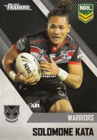 2017 NRL Traders Common Card - Base 146 Solomone Kata Warriors