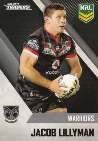 2017 NRL Traders Common Card - Base 147 Jacob Lillyman Warriors