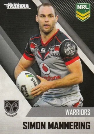2017 NRL Traders Common Card - Base 149 Simon Mannering Warriors