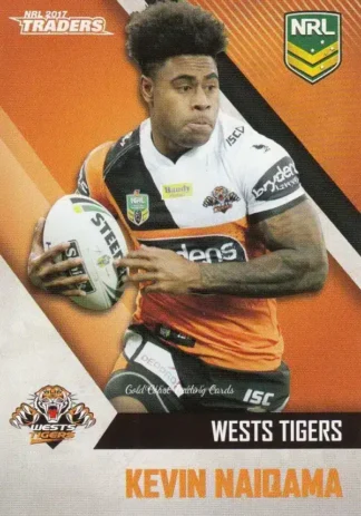 2017 NRL Traders Common Card - Base 155 Kevin Naiqama Wests Tigers