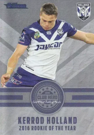 2017 NRL Traders Club Hero - CH06 Kerrod Holland Canterbury Bulldogs