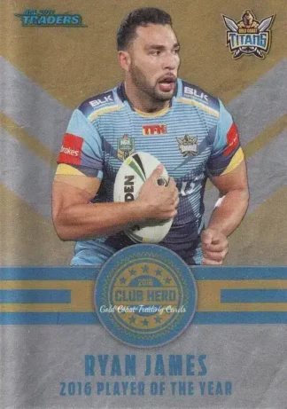 2017 NRL Traders Club Hero - CH09 Ryan James Gold Coast Titans