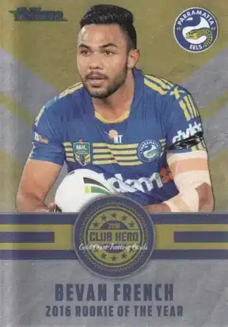2017 NRL Traders Club Hero - CH20 Bevan French Parramatta Eels