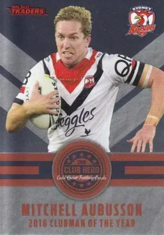 2017 NRL Traders Club Hero - CH28 Mitchell Aubusson Sydney Roosters