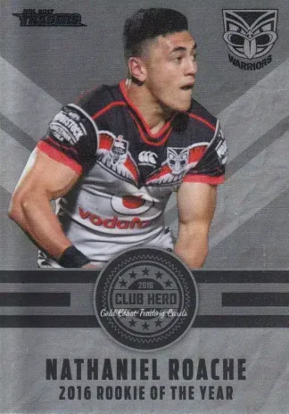 2017 NRL Traders Club Hero - CH30 Nathaniel Roache Warriors