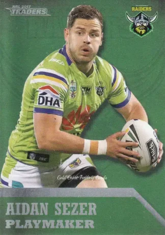 2017 NRL Traders Playmakers - PM02 Aidan Sezer Canberra Raiders