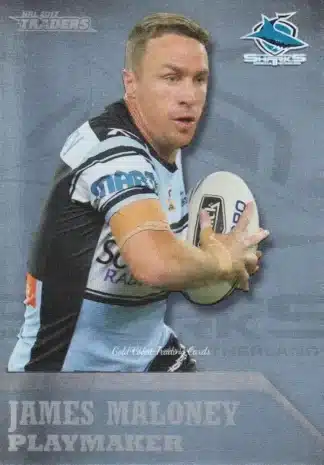 2017 NRL Traders Playmakers - PM04 James Maloney Cronulla Sharks