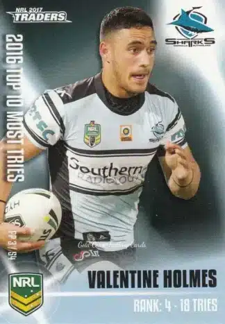 2017 NRL Traders Pieces Of The  Puzzle - PP03 Valentine Holmes Cronulla Sharks